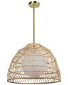 Renwil Palm Ceiling Lighting Fixture In Brown