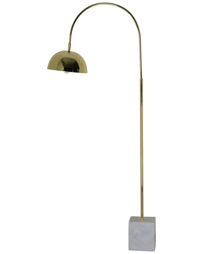 Renwil Valdosta Floor Lamp In Brass