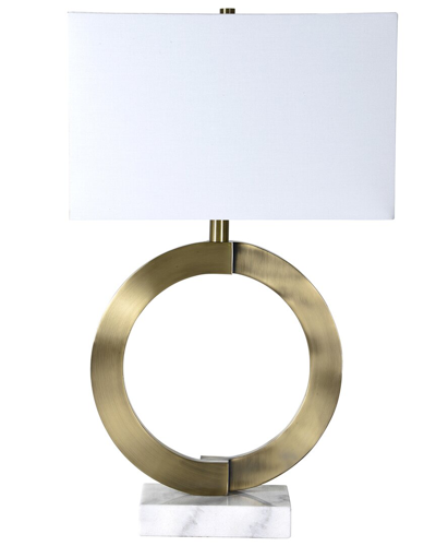 Renwil Skylar Table Lamp In Brass