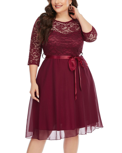 Romanissa Dress In Red