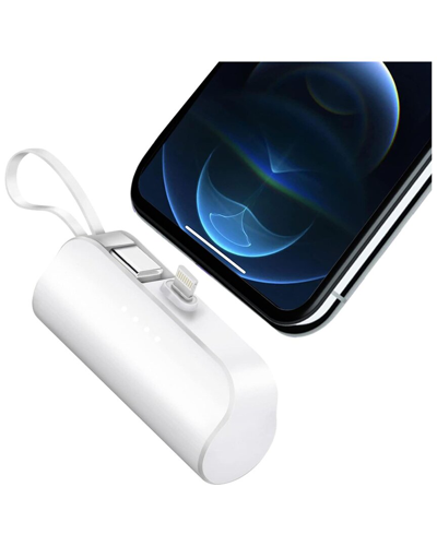 Fresh Fab Finds Compact Power Bank In White