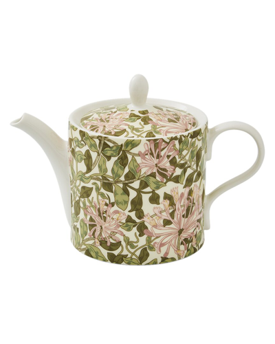 Spode Morris & Co Honeysuckle Teapot In Multicolor