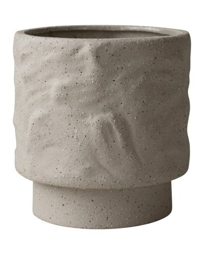 Bidkhome Flow Pot In Off White