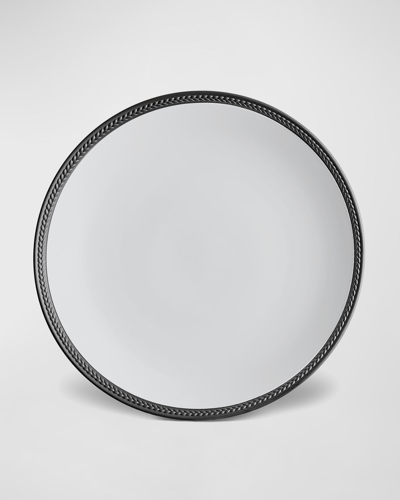 L'objet Soie Tressee Dinner Plate In White