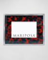 MARIPOSA TORTOISE WITH METAL BORDER FRAME, 4" X 6"