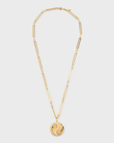 Jennifer Zeuner Monroe Yin Yang Pendant Necklace In Gold