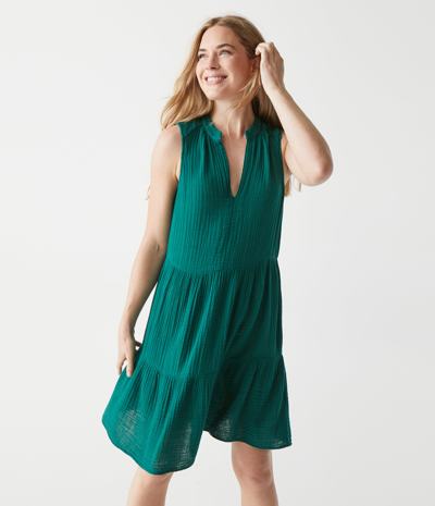 Michael Stars Daisy Gauze Dress In Tamale