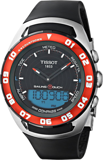 Tissot Men's 45mm Quartz Watch In Black