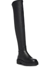 STEVE MADDEN INDUSTRY WOMENS TEXTURED CHUNKY THIGH-HIGH BOOTS