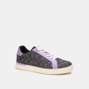 COACH OUTLET CLIP LOW TOP SNEAKER IN SIGNATURE JACQUARD