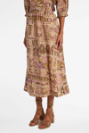 Marie Oliver Estine Wrap Skirt In Amethyst Tile In Multi