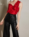 Hutch Este Bow Top In Cherry Red In Red