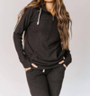 Ampersand Ave Performance Fleece Halfzip Sweatshirt In Stone In White