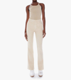 Mother Hustler Flood Jeans In Feather Grey In Multi