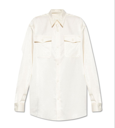 Ami Alexandre Mattiussi Ami Loose Fitting Shirt In White