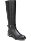 Naturalizer Garrison Womens Round Toe Side Zipper Knee-high Boots In Black