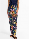 Johnny Was Butterfly Wrap Pant In Black Multi