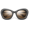 Ivi Vision Faye - Polished Leopard / Bronze Gradient Lens In Matte Black In Black