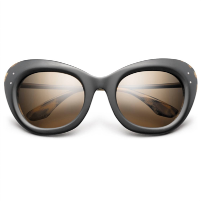 Ivi Vision Faye - Polished Leopard / Bronze Gradient Lens In Matte Black