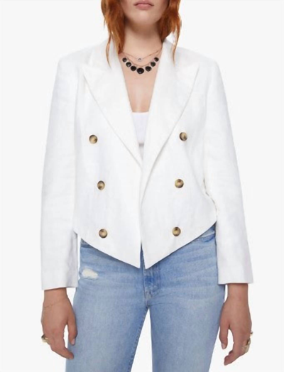 Maria Cher Candin Yara Short Blazer In Off White