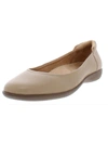 Naturalizer Flexy Womens Round Toe Ballet Flats In Beige