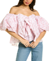 Caroline Constas Reyna Top In Pink