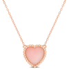 Mimi & Max 5ct Tgw Pink Opal Necklace With Chain Pink Silver Length - 17 In. In Pink