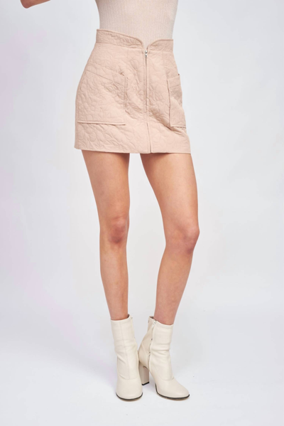 En Saison Avery Mini Skirt In Pink