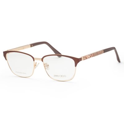 Jimmy Choo Women's 54 Mm Opticals In Gold