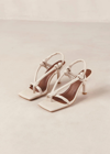 ALOHAS SHEILA HEELED SANDAL IN CREAM