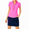 Lilly Pulitzer Upf 50+ Luxletic 17" Monica Skort In Blue