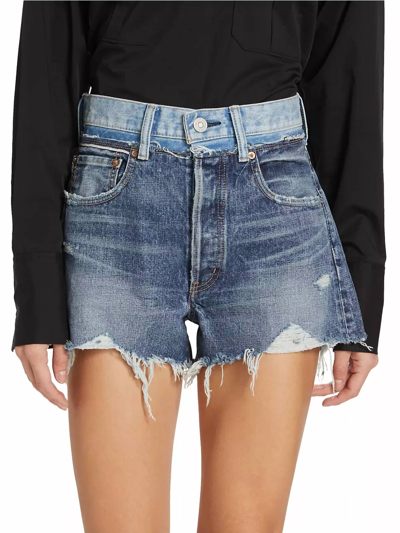 Moussy Lewiston Shorts In Blue