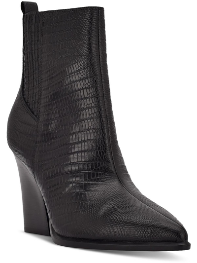 Marc Fisher Ltd Mlmariel2 Womens Leather Dressy Ankle Boots In Black