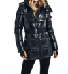 Sam Soho Belted Nylon Down Mid-length Jacket In Multi