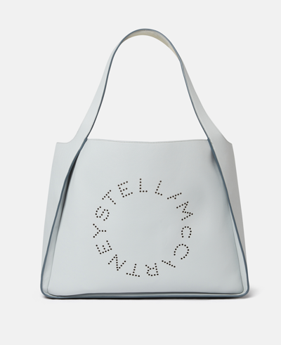 Stella Mccartney Stella Logo Tote Bag In Cloud Blue