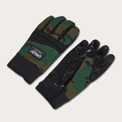 Oakley Printed Park B1b Gloves In B1b Camo Hunter