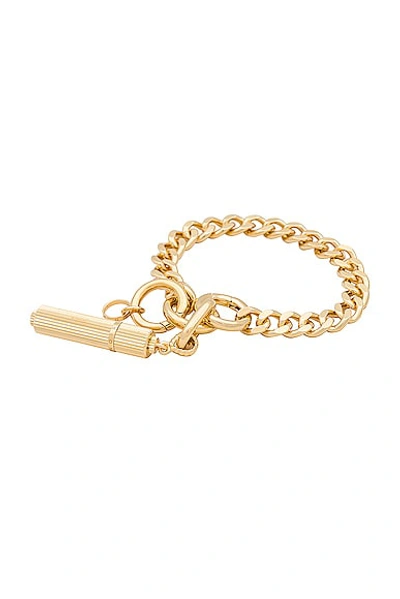 Vision Of Self Icon Le Solis Bracelet In Gold Polished
