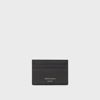 Theory Common Projects Leather Cardholder In Black