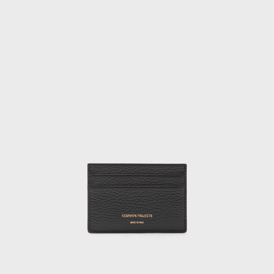 Theory Common Projects Leather Cardholder In Black