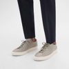 Theory Common Projects Men's Original Achilles Sneakers In Warm Grey