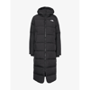 THE NORTH FACE THE NORTH FACE WOMEN'S TNF BLACK TRIPLE C LOGO-EMBROIDERED PADDED SHELL-DOWN COAT