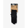 THE NORTH FACE THE NORTH FACE MEN'S TNF BLACK BRAND-PRINTED RECYCLED-POLYESTER-BLEND GLOVES