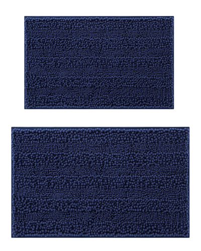 LAURA ASHLEY LAURA ASHLEY ASTOR 2PC CHENILLE BATH MAT SET