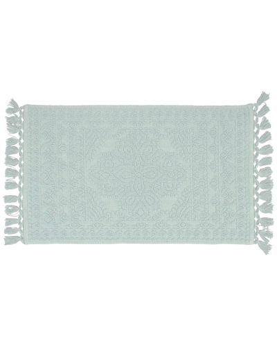 French Connection Nellore Fringe Cotton Bath Rug