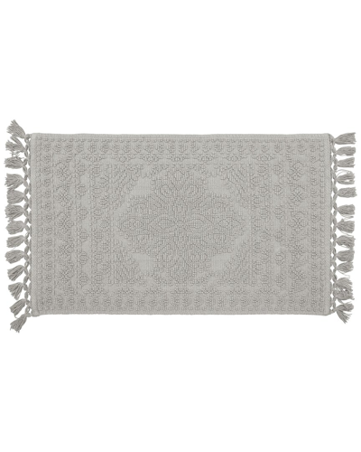 French Connection Nellore Fringe Cotton Bath Rug