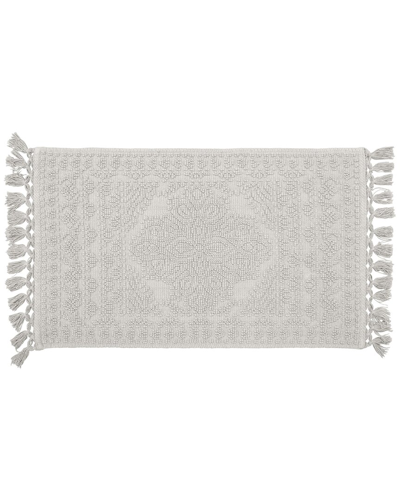 French Connection Nellore Fringe Cotton Bath Rug