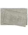 Laura Ashley Ruffle Cotton 2pc Bath Rug Set