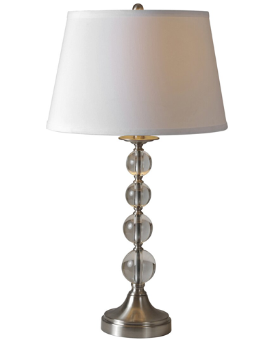 Renwil Set Of 2 Venezia Table Lamps In Nickel