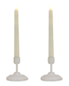 Hgtv 12in Heritage Flameless Led Window Candles In White