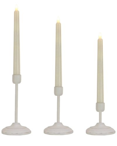 Hgtv Heritage Real Flameless Led Candle In White